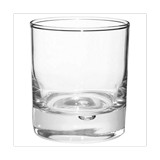 Vaso de vidrio transparente