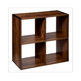 Mueble organizador madera 4 espacios