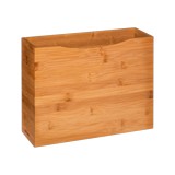 Caja organizadora de bambú magnética para cocina 31 x 9 x 25 cm