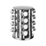 Organizador metalico de especieros giratorio 16 pzas