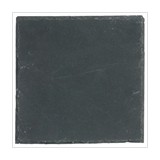 Plato pizarra 20 x 20 cm negro