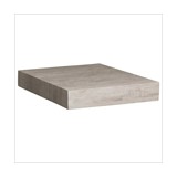 Estante de madera para pared 23.5cm gris