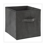 Caja organizadora de poliester 31x31cm gris