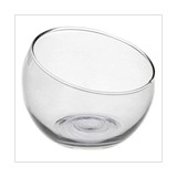 Bowl decorativo de vidrio 10 cm transparente