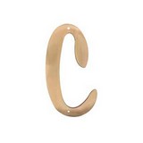 Letra c metalica 4 pulgadas