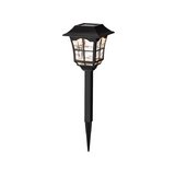 Lampara de estaca solar para jardin negra