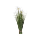 Planta artificial 30cm 2 flores verde