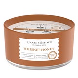 Candela portavela de vidrio 16.25oz whiskey honey