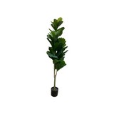 Planta artificial con maceta pequeña 170cm negro