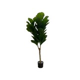 Planta artificial con maceta pequeña 210cm negro