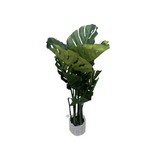 Planta artificial con maceta pequeña 95cm negro