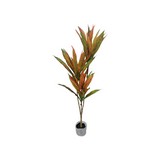 Planta artificial con maceta pequeña 110cm negro