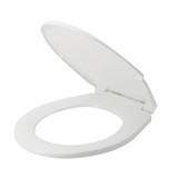 Asiento para inodoro redondo plastico blanco