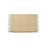 Individual de fibra natural 30x51cm beige