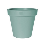 Macetero plastico redondo 35cm verde menta