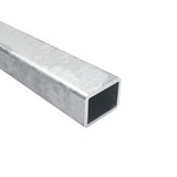 Tubo hierro galvanizado rectangular 1x11/2