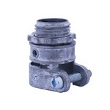 Conector recto para coraza galvanizada de 1/2 pulg (12.70 mm)