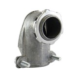CONECTOR CURVO PARA CORAZA GALVANIZADA DE 1 PULG (25.4 mm)