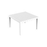 Mesa plastica moderna spritz 75cm blanco