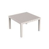 Mesa plastica moderna spritz 75cm ecru