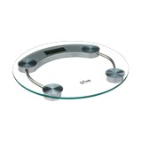 Báscula digital de vidrio circular para baño 400 lb