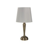 Lámpara de mesa bronce antiguo 1l e27