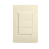 Interruptor triple unipolar 15a marfil