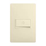 Pulsador timbre unipolar 1p 10a marfil