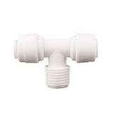 Tee de 1/4 pulg con rosca pvc