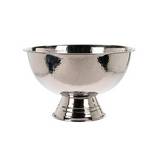 Bowl de acero inoxi con base 24.1x39.7cm plateado