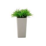 Planta artificial con maceta 24cm blanca surtido