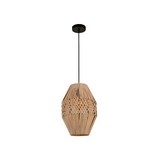 Lampara colgante negro 1l e27 40w