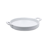 Molde blanco de cerámica para hornear 7.48 x 9.44 in