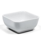 Plato para aperitivos de porcelana 3 pulg blanco