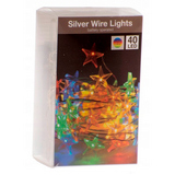 Luces navideñas led 40l multicolor de bateria