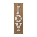 Adorno navideño 8.86x0.98x29.5 pulg de madera joy