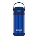 Botella termica de acero inox 12oz azul