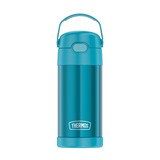 Botella termica de acero inox 12oz celeste