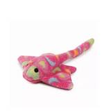 Juguete para perro de mantarraya con sonido color rosada