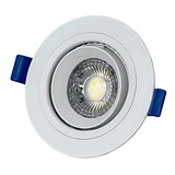 Ojo de buey empotrable 5w 3 tiempos luz blanca