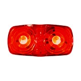 LAMPARA DE CORTESIA LED PARA CAMION ROJA 12V
