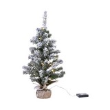 Árbol de navidad decorado c/luz 61cm