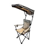Silla plegable con techo adaptable beige