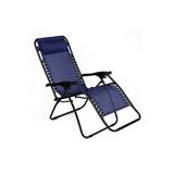 Silla plegable reclinable multiposiciones navy