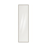 Espejo rectangular con marco aluminio champagne 30.48x121.92 cm