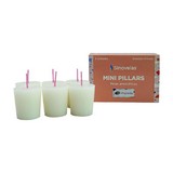 Velas aromáticas magnolia mini pillars 6 pzas