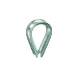 Guardacabo galvanizado 3/8 pulg (9.5 mm)