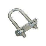 Gancho u 1/4 x 3/4 x 2 1/2 pulg (6.35 mm x 19.05 mm x 63.5 mm)