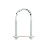 Gancho u 5/16 x 1 3/4 x 4 1/4 pulg (7.93 mm x 44.45 mm x 76.2 mm)