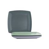 Plato de melamina cuadrado 21.6 cm jayson 4 pzas